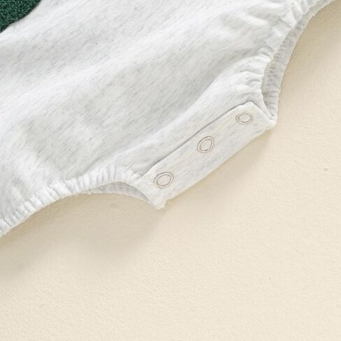 Baby Girl Boy Football Outfit Long Sleeve Game Day Embroidery Crewneck Romper Bodysuit Infant Football Clothes in Kuwait