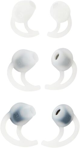 3 أزواج من سماعات الأذن البديلة من السيليكون داخل الأذن المتوافقة مع سماعات Bose SoundSport Freestyle /IE2 /IE3 باللون الأبيض S M L in Saudi Arabia