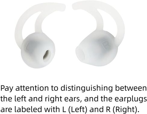 3 أزواج من سماعات الأذن البديلة من السيليكون داخل الأذن المتوافقة مع سماعات Bose SoundSport Freestyle /IE2 /IE3 باللون الأبيض S M L in Saudi Arabia