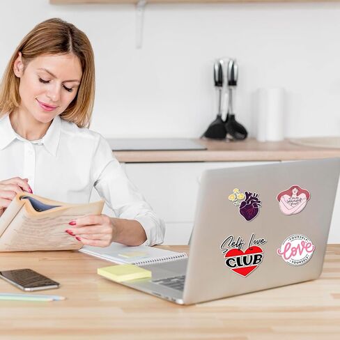 Self Care Stickers, Self Love Gifts Decals for Women, Positive Affirmation Sticker Vinyl Mental Health Stickers Aesthetic Water Bottles Decal for Laptop Scrapbook Luggage Skateboard Decor in Saudi Arabia