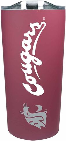 Campus Colors NCAA Stainless Steel Tumbler perfect for Gameday - 18 oz - Double Walled - Keeps Drinks Perfectly Insulated (Georgetown Hoyas - Blue) in Kuwait
