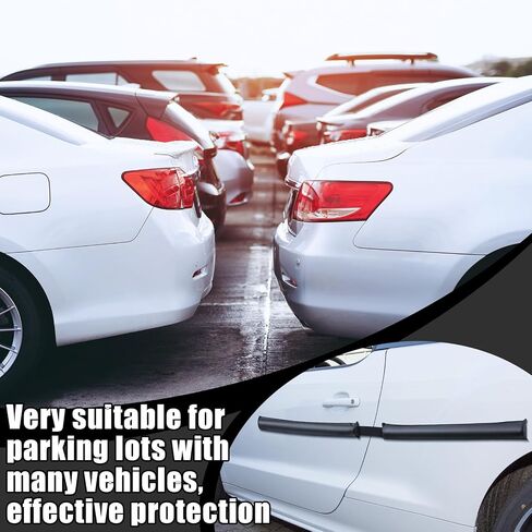GlikCeil Magnetic Car Door Protector Removable Car Door Dent Protector Door Ding Protector for Vehicles Garage Parking Prevents Dents Scratches Dings, Black, 27.56 Inches in Saudi Arabia