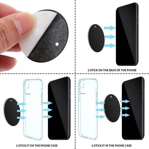 حامل تثبيت على الحائط من AceTaken مغناطيسي متوافق مع iPhone 15 14 13 12 11 X XR والهواتف المحمولة Andriod الذكية in Kuwait