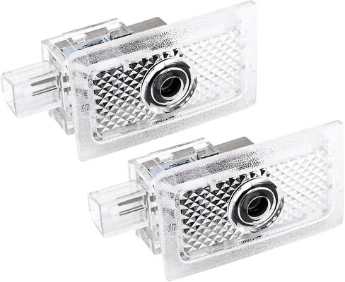 2 Pcs Never Fade Door Lights Logo, Ghost Shadow Welcome Puddle Projection Light Compatible with A3/A4/A5/A6/A7/A8/Q3/Q5/Q7/R8/TT/RS/SQ5/SQ8- (4 Rings) in Saudi Arabia