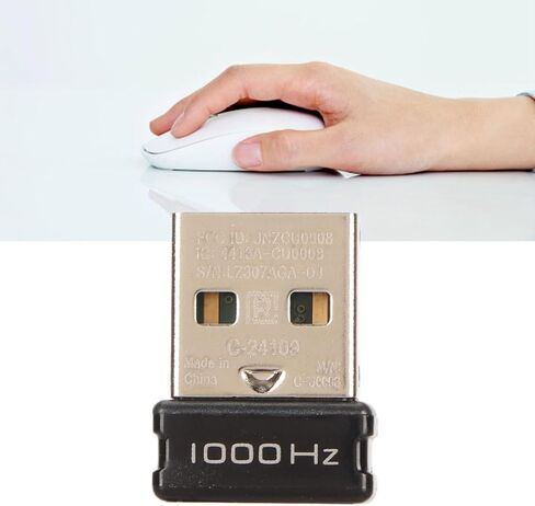 استبدال جهاز استقبال ماوس Sanpyl USB، محول استقبال ماوس بتقنية 2.4 جيجا هرتز متوافق مع G700 G700S، التوصيل والتشغيل in Saudi Arabia