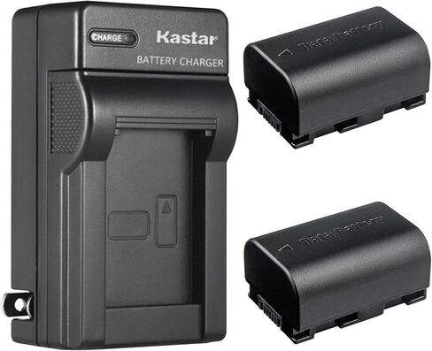 Kastar 3-Pack Battery and AC Wall Charger Replacement for JVC GZ-MG750BUC GZ-MG750BUS GZ-MG750RU GZ-MG750RUC GZ-MG750U GZ-MG760 GZ-MG980 GZ-MG980-A GZ-MG980-R GZ-MG980-S GZ-MS110 GZ-MS110BEK Cameras in Saudi Arabia