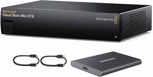 حزمة Blackmagic Design Cloud Store Mini سعة 8 تيرابايت (DWCLDE/CLDMINI08) مع USB خارجي سعة 1 تيرابايت in Kuwait