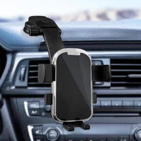 Dashboard Phone Holder for Car, 360° Adjustable Car Phone Holder Mount Clip,Handsfree Dash Stand Compatible with iPhone 14 Plus/Pro Max XR XPlus -Powerful Vacuum Suction