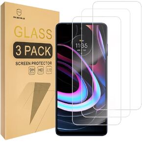 Mr.Shield [3-Pack] Designed For Motorola Edge 2021 (2021 Version Only) / MOTO Edge (2021) / Motorola Edge 5G UW [Tempered Glass] [Japan Glass with 9H Hardness] Screen Protector