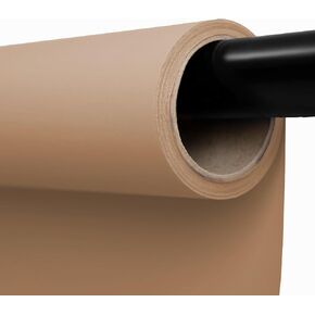 Kate Seamless Paper Backdrop for Photography Wheat Photo Backdrop Paper (106.8''x32.8' Wheat)