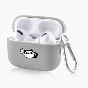 Flower Cat Pattern Case for Airpods Pro 2nd Gen Case,Deep Pink Animal Cartoon Wireless Earphone Case Soft TPU Protective Cover with Keychain(Deep Pink&Flower Cat)