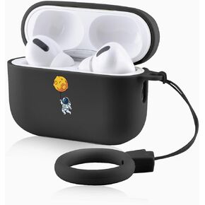 حافظة بنمط قطة الزهور لحافظة Airpods Pro الجيل الثاني، حافظة سماعة أذن لاسلكية برسوم كرتونية على شكل حيوان وردي غامق، غطاء واقٍ ناعم من مادة TPU مع سلسلة مفاتيح (وردي غامق والقطة الزهرة)