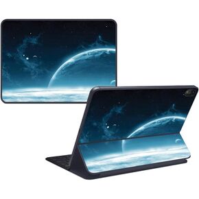 MightySkins Skin Compatible with Apple iPad Pro Smart Keyboard 11" (2018) - Space Horizon - Protective, Durable, and Unique Vinyl Decal wrap Cover - Easy to Apply, Remove - Made in The USA