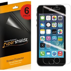 Supershieldz (6 Pack) Designed for iPhone SE (1st Gen, 2016 Edition), iPhone 5S, iPhone 5C and iPhone 5 Screen Protector, Anti Glare and Anti Fingerprint (Matte) Shield [Not Tempered glass]