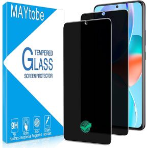 MAYtobe [2-Pack Privacy Screen Protector Designed for Samsung Galaxy S22 Tempered Glass,Support Fingerprint Unlocking, No Bubbles, Anti Scratch, Easy to Install
