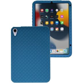 Mini 6 Case Cover, Anti Slip Silicone Flexible Rubber Protective Bumper for Apple iPad Mini 6th Gen 8.3 Inch 2021, Kids Friendly/Drop Proof/Shockproof (Black)