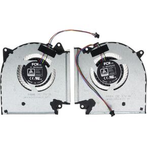 CPU & GPU Cooling Fan for ASUS ROG Strix G15 Advantage Edition G513QY G713QY FR8A FR9J DFSCL12E16486T 13NR06X0T02011 FR8B FR9K DFSCK22D05883T 13NR06X0T01011 12V