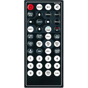 Replacement Remote Control fit for IRV Digital Stereo Receiver iRV6500BT EX6500DVD 292-101079