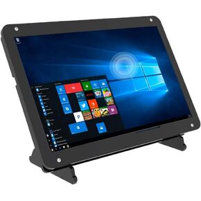 7 Inch Touch Screen Monitor for Raspberry Pi, Portable IPS Display HDMI 1024 * 600 Touchscreen with Acrylic Case, Second Monitor for Gaming Consoles/PC/Camera/Win OS