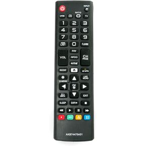 AKB74475401 Replace Remote fit for LG TV 55UF6430 49UF6490 55UF6450 65UF6450 49UF6400 43UF6430 55UF6790 49UF6430 65UF6790 43UF6800 49UF6800 55UF6800 65UF6800 43UF6900 49UF6900 60UF7300 70UF7300