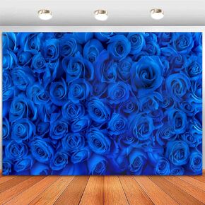 Red Rose Backdrop Flowers Rose Wall Photo Background Valentine's Day Backdrop Wedding Bridal Shower Photo Booth Mother's Day Birthday Party Dessert Table Banner Lovers Portraits Props 7x5ft
