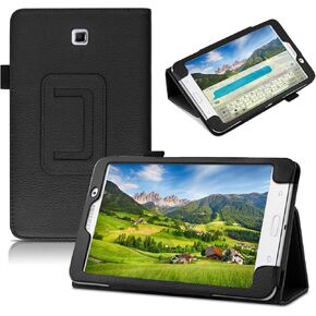 DETUOSI Slim Case for Samsung Galaxy Tab 4 7.0" 2014 (SM-T230/T231/T235), Ultra Thin Lightweight Folio Folding PU Leather Full-Body Protective Tablet Book Cover + Multi-Angle Stand + Magnetic Closure