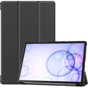 Custer Case for Samsung Galaxy Tab S6 10.5 SM-T860 SM-T865, PU Leather Case Cover for Samsung Galaxy Tab S6 10.5 SM-T860 SM-T865 - Black