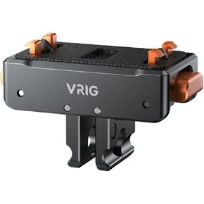 VRIG Quick Release Mount, Snap-On Magnetic 2 Prong Mount and 1/4 Thread Mount for Insta360 ACE/ACE PRO, 1/4 Screw Hole for Tripod Foldable