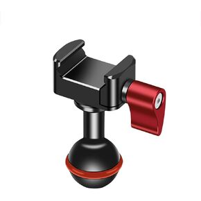 Dual Head Magic Arm with 20mm Ballhead NATO Clamp Cold Shoe Mount 1/4 Screw Universal Bracket Magic Hand for DSLR Camera Cage Bracket (NATO Ballhead)
