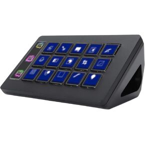 ASHATA for Stream Deck 15 Macro Keys, Visual Keyboard LCD Custom Keyboard, for OBS, for Twitch, for YouTube and Other Applications and Software to