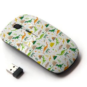 [ Optical 2.4G Wireless Computer Mouse [ Happy Kids Dinosaur ]