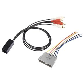 70-5510 Car Stereo Radio Wiring Harness Amplifier Integration Wire Adapter Plug for 1986-2000 Ford F-150 Mustang Explorer, for Lincoln Mercury Install Aftermarket Radio CD Player Receiver Sound System