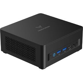 MINISFORUM UM760 Slim Mini PC AMD Ryzen 5 7640HS 6C/12T Desktop Computer, DDR5 16G RAM+1TB SSD, HDMI/DP/USB4 8K@60Hz Output, 1X 2.5G RJ45 Port, 4X USB Port, Dual Band WiFi, AMD Radeon 760M Graphics