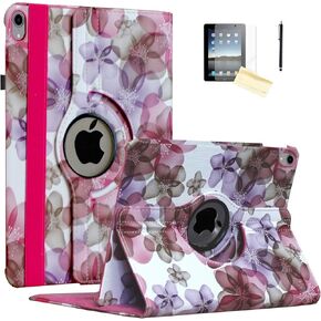 Case for iPad Air 3rd 10.5, Rotating Stand Smart Magnetic Auto Wake Up/Sleep Cover for 2019 iPad Air 10.5 - A2152 A2153 A2154 A2123 MUUJ2LL/A MUUQ2LL/A MV1G2LL/A MV152LL/A (Black)