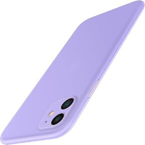 JETech Ultra Slim (0.35mm Thin) Case for iPhone 11 6.1-Inch, Camera Lens Cover Full Protection, Lightweight, Matte Finish PP Hard Minimalist Case, Support Wireless Charging (Black)