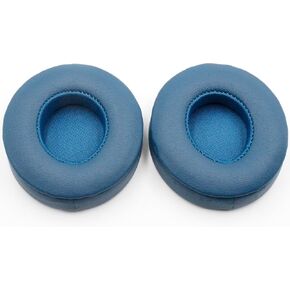Replacement Ear Pads Compatible with Beats by Dre Solo3/Solo2 Wired/Wireless A1796/B0534 Headphones Ear Pads (Aqua Blue)
