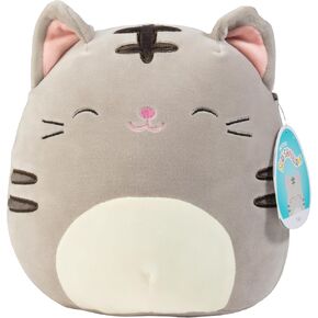Squishmallows 8-Inch Nathan The Orange Cat - Official Jazwares Plush - Collectible Soft & Squishy Kitty Stuffed Animal Toy - Add to Your Squad - Gift for Kids, Girls & Boys