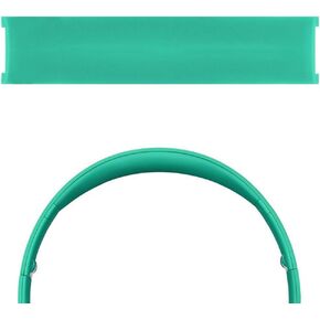 Geekria Protein Leather Headband Pad Compatible with Beats SoloHD, Solo1.0, Headphones Replacement Band, Headset Head Top Cushion Cover Repair Part (Light Green)