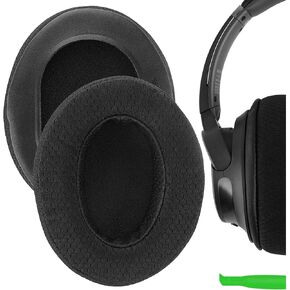 Geekria PRO Extra Thick Mesh Fabric Replacement Ear Pads for Sony WH-CH700N, WH-CH710N, WH-CH720N Headphones Ear Cushions, Ear Cups Cover Repair Parts (Black)