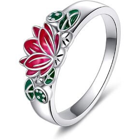 Antiqued Sunflower Rings for Women Sterling Silver You Are My Sunshine Flower Moonstone Ring Jewelry Gift