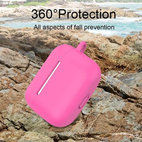 LEFXMOPHY Pink Case Replacement for TOZO NC2, Silicone Heavy Duty Skin Carrying Protective Cover Glow in Dark in Saudi Arabia