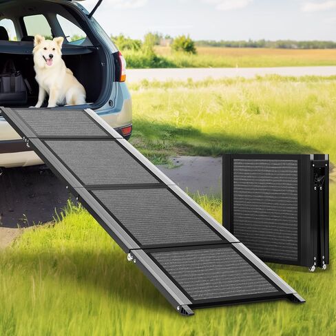 Dog Ramp for Car Large Dog, 71“x20"in Portable Car Ramp for Large Dogs, Folding Pet Ramp Non-Slip, Outdoor Dog Ramp for Trucks, SUV, High Bed in Saudi Arabia