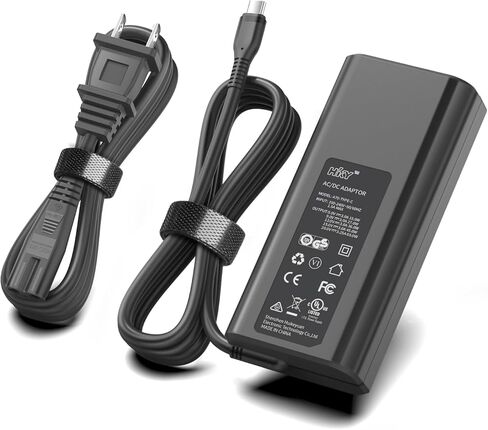 HKY 65W USB Type C Charger Compatible with Dell Inspiron 13 5310 XPS 13 Dell Chromebook Latitude 7420 7400 7370 7320 5520 5500 5400 5300 5310 5320 3100 Laptop Surface pro 10 Tablet Power Supply Cord in Kuwait
