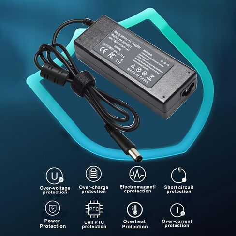 90 واط 65 واط شاحن ل HP بافيليون الكل في واحد سطح المكتب 24 "27" 23 "22" 21 "20" 19 "18" 20-B010 21-h010 21-h014 22-dd0210 24-b010 23-B320 23-b237c EliteDesk 705800 بروديسك 260600 مصدر طاقة صغير in Kuwait