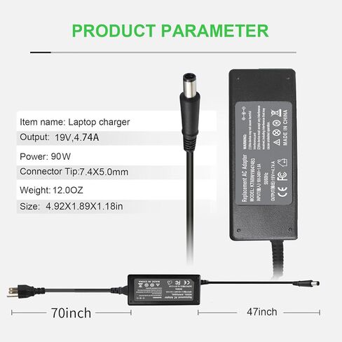 90 واط 65 واط شاحن ل HP بافيليون الكل في واحد سطح المكتب 24 "27" 23 "22" 21 "20" 19 "18" 20-B010 21-h010 21-h014 22-dd0210 24-b010 23-B320 23-b237c EliteDesk 705800 بروديسك 260600 مصدر طاقة صغير in Kuwait