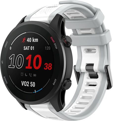 ISABAKE Watch Band for Garmin Forerunner 265/Forerunner 255/Vivoactive 4/Venu 2, 22mm Quick Release Silicone Replacement Band Compatible with Garmin Venu 3 in Kuwait