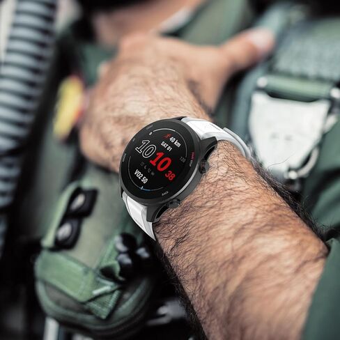 ISABAKE Watch Band for Garmin Forerunner 265/Forerunner 255/Vivoactive 4/Venu 2, 22mm Quick Release Silicone Replacement Band Compatible with Garmin Venu 3 in Kuwait