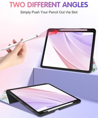 for iPad Pro 12.9 Case for iPad Air 13 Inch 2024 Case Girls Cute Women Folio Cover Pencil Holder Horror Book Cool Funny Design Unique for Apple 12.9 inch for iPad Pro Case Air 13 2024 Cases in Saudi Arabia