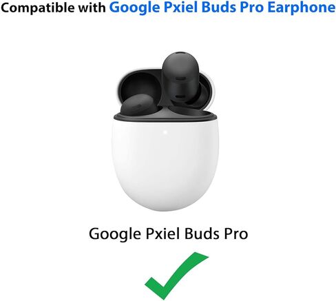 [3 Pairs] Replacement Eartips Earbuds Buds Set for Google Pixel Buds Pro Earphone with Cleaning kit,Noise-reducing Non-Slip 5 in 1 Storable Cleaning Pen & Memory Foam Ear Tips(Black) in Saudi Arabia