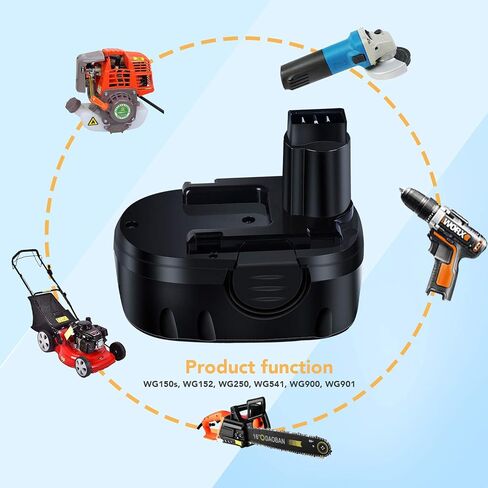 2 حزمة Worx 18V 3.5Ah تبديل البطارية لWorx WG150 WG250 WG152 WG541 WG900 WG901 أدوات كهربائية لاسلكية in Saudi Arabia
